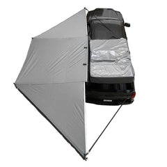 Nomadic Awning 180 Degree - Dark Gray Cover With Black Cover top