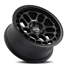 Reika R30 Drifter wheel in Satin Black – lay-down view
