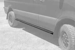 Van Compass Rocker Guards for Mercedes Sprinter AWD (2023–Up - 144" Wheelbase) – Heavy-Duty Side Protection & Step