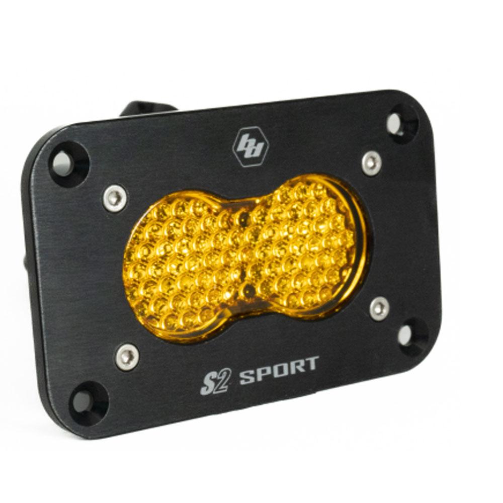 LED Work Light Amber Lens Flush Mount S2 Sport