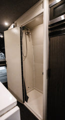 Van Wife Components 36" Aluminum Shower Stall – Powder Coated Overland Van Shower