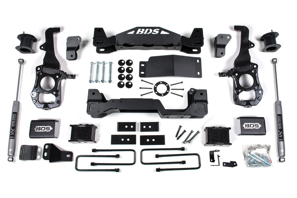 6 Inch Lift Kit | Ford F150 (21-26) 4WD - 4 Inch Block Kit / FOX 2.0 Performance Series