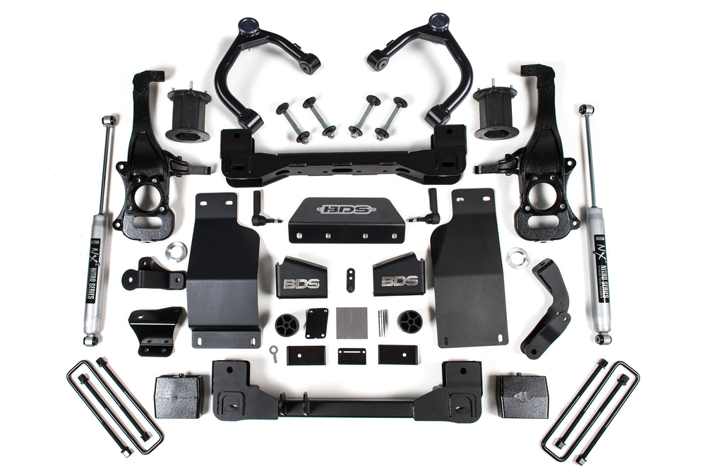 6 Inch Lift Kit | Chevy Silverado or GMC Sierra 1500 (19-26) 4WD | Diesel - NX2 Nitro Series / Strut Spacer