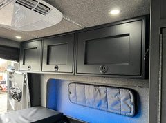 Van Wife Components 36" Upper Cabinet – Angled Powder Coated Aluminum Overland Van Cabinet