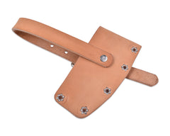 Natural Leather Mask, Riveted Design with Strap for Hatchets