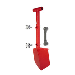 Shovel / Mount Combo - Red Mini Shovel / Grey SSM with Knobs – image 2