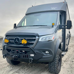 Aero Hood Spoiler for Mercedes Sprinter 907 (2019–2026+) – Hood Paint Protection & Debris Deflector