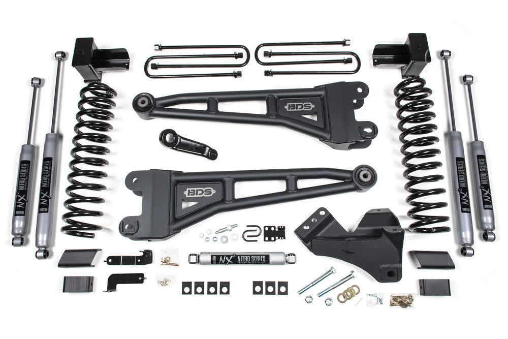5 Inch Lift Kit w/ Radius Arm | Ford F250/F350 Super Duty (23-26) 4WD | Gas - Leaf Springs / FOX 2.5 Performance Elite