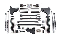 4 Inch Lift Kit w/ 4-Link | Ford F250/F350 Super Duty (08-10) 4WD | Diesel - Block Kit Without Factory Overload / NX2 Nitro Series