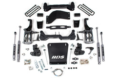 4.5 Inch Lift Kit | Chevy Silverado or GMC Sierra 2500HD/3500HD (11-19) - 3 Inch Block Kit Without Overload / NX2 Nitro Series