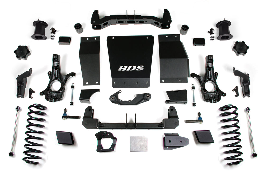 6 Inch Lift Kit | Chevy/GMC Suburban, Tahoe, Yukon/XL 1500 (15-19) 4WD | Magneride Equipped - Aluminum / Stamped Steel