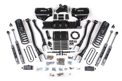 4 Inch Lift Kit w/ 4-Link | Ram 3500 (19-24) 4WD | Diesel - Without Factory Rear Overload Leaf / 6 Bolt / NX2 Nitro Series