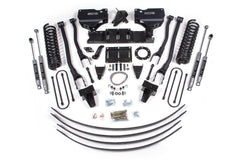 8 Inch Lift Kit w/ 4-Link | Ram 3500 (19-24) 4WD | Diesel - With Factory Rear Overload Leaf / 8 Bolt / NX2 Nitro Series