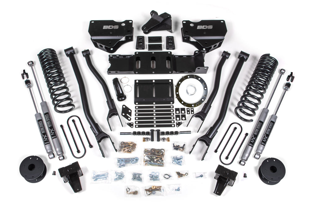 6 Inch Lift Kit w/ 4-Link | Ram 3500 w/ Rear Air Ride (19-24) 4WD | Diesel - 8 Bolt / FOX 2.0 Performance Series