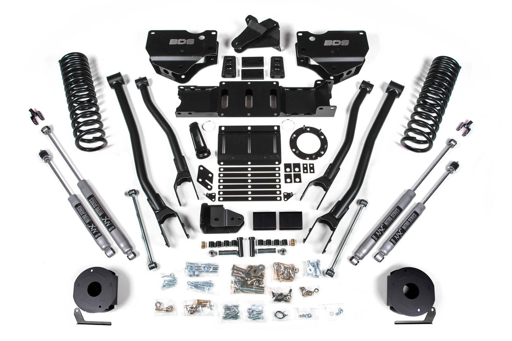 5.5 Inch Lift Kit w/ 4-Link | Ram 2500 w/ Rear Air Ride (19-24) 4WD | Gas - NX2 Nitro Series