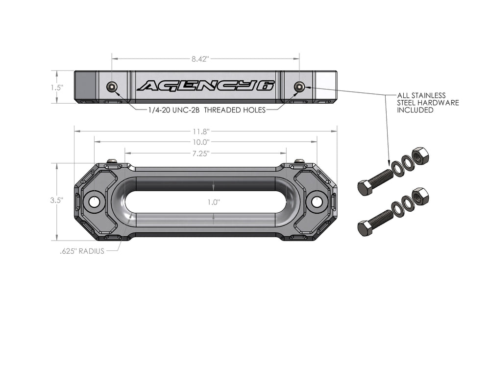 Fairlead (1.5" Thick) - Black – image 5