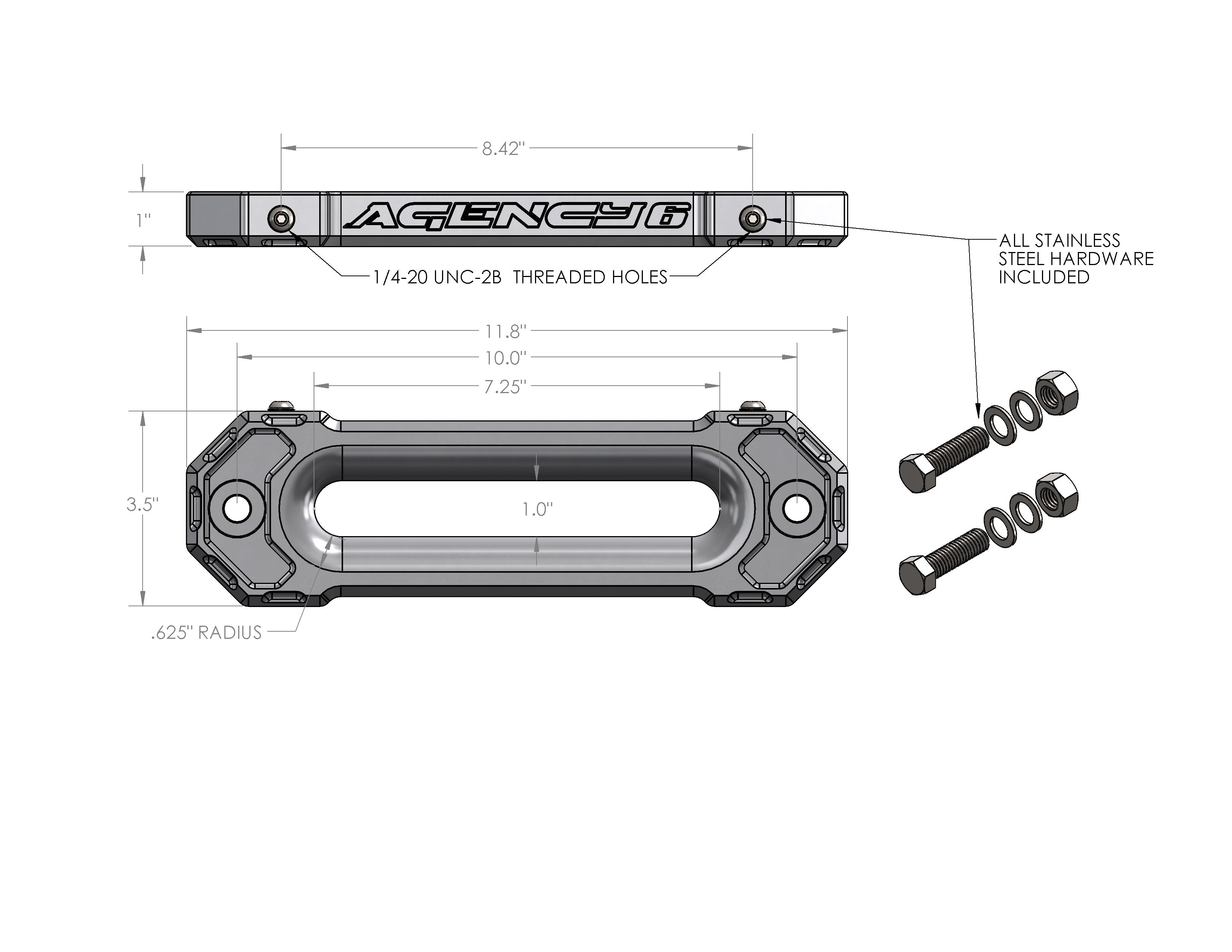 Fairlead (1.0" Thick) - Black – image 4