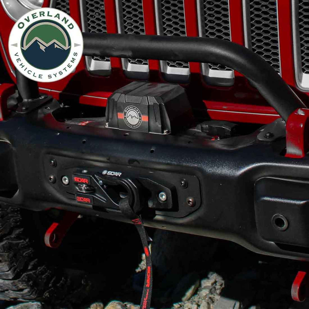 SCAR 10 - 10,000 lbs. Rated Steel Cable Winch in use