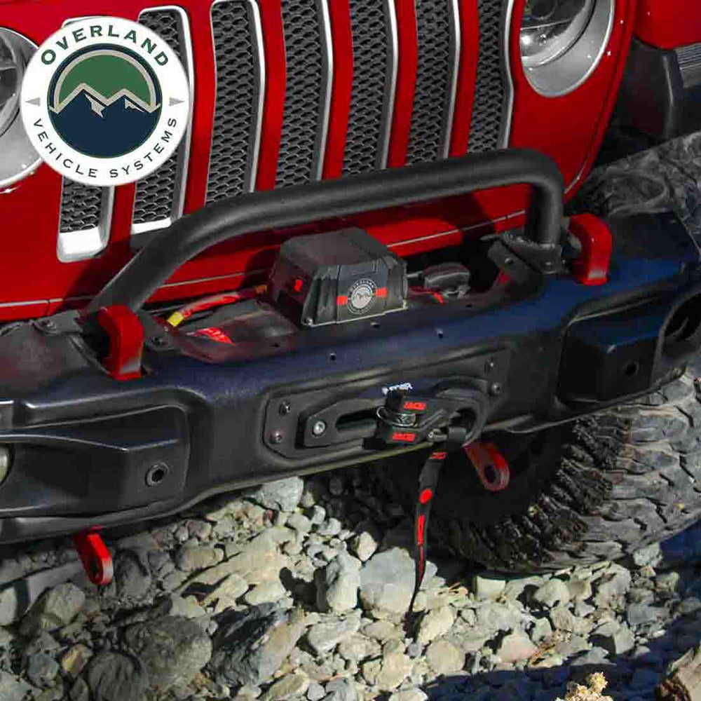 SCAR 10 - 10,000 lbs. Rated Steel Cable Winch in use