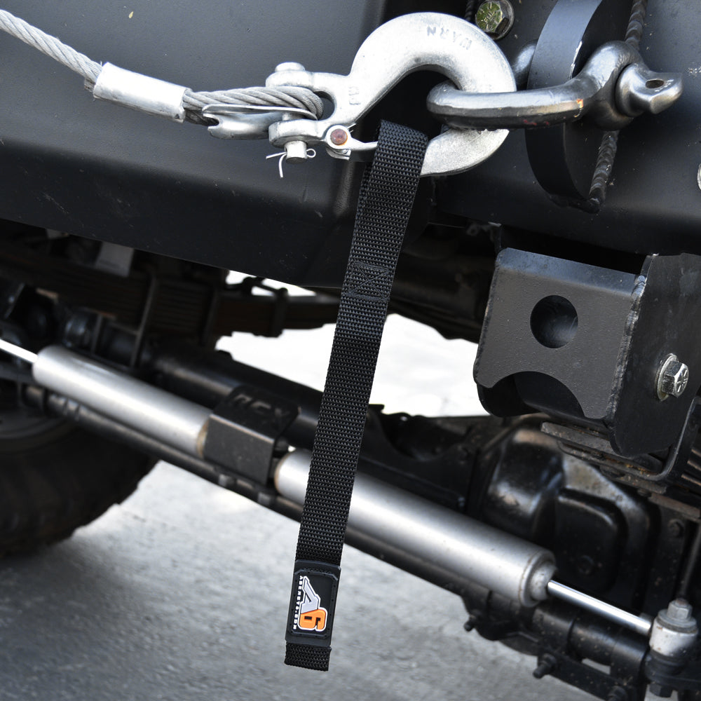 A6™ WINCH HOOK Pull Strap - 1 inch wide – image 2