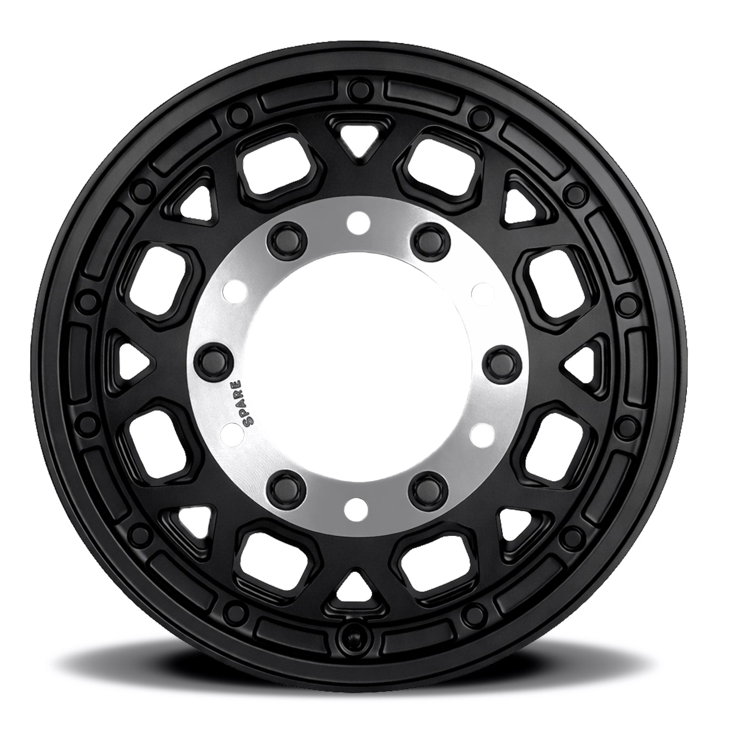 Reika R45V Marauder Super Single wheel in Satin Black – face view