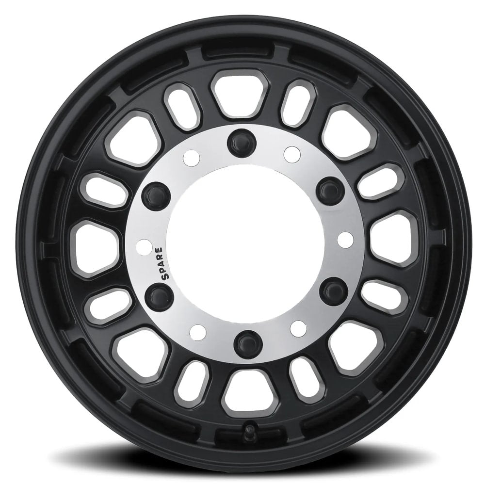 Reika R35V Rambler Super Single wheel in Satin Black – face view