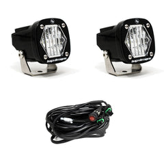 S1 Black LED Auxiliary Light Pod Pair - Universal – image 2
