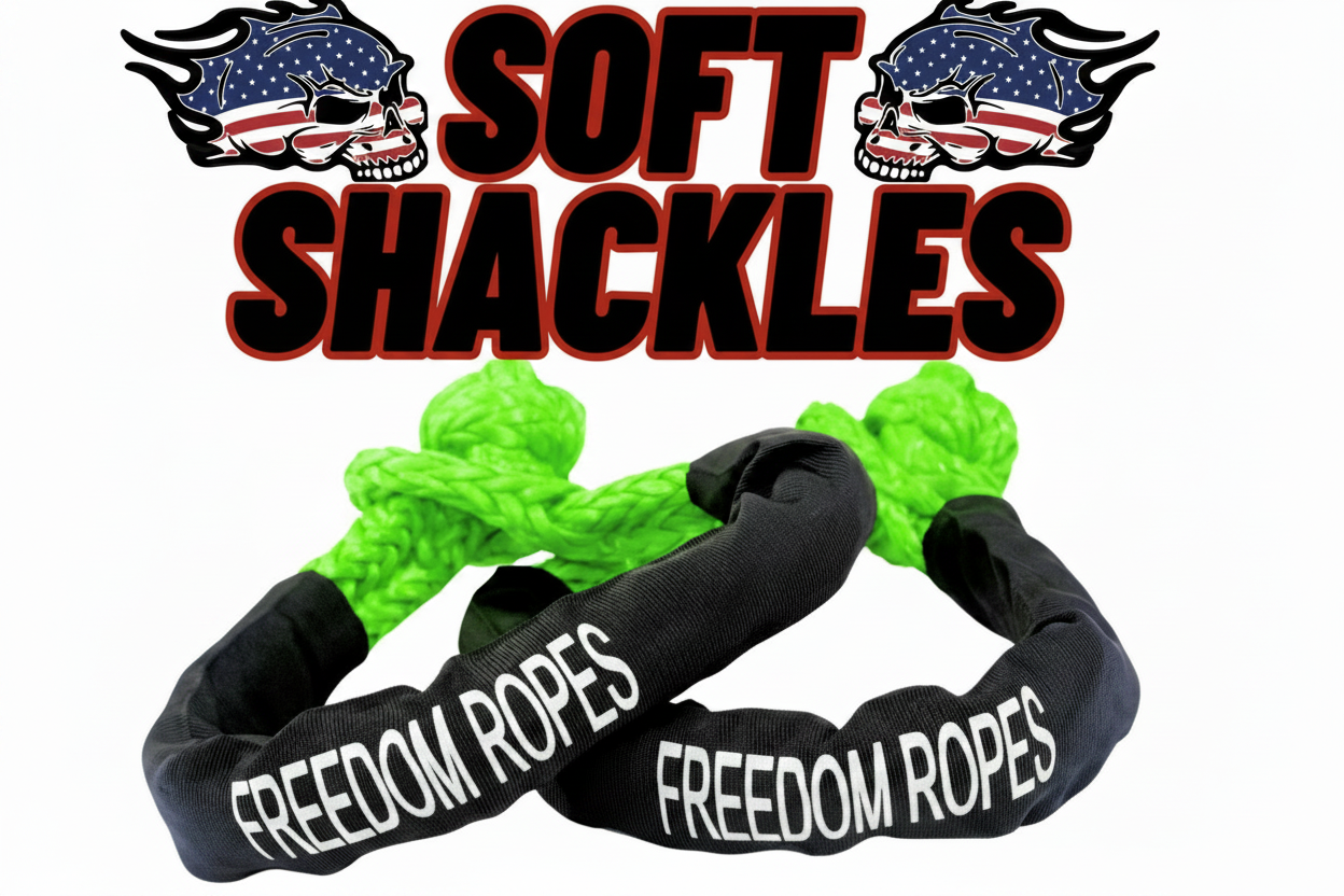 1/2" Synthetic Soft Shackles (2 Pack)