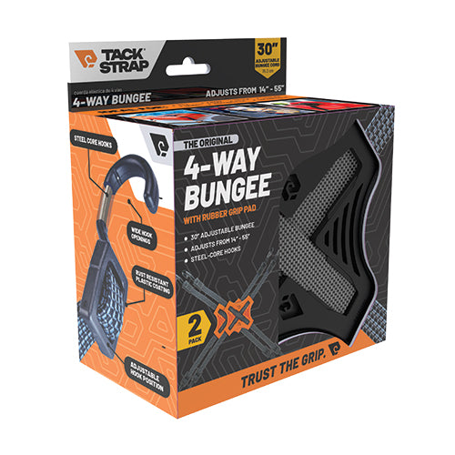 Tack Strap 4-Way Bungee with Rubber Grip – Adjustable Multi-Direction Tie-Down System – image 9