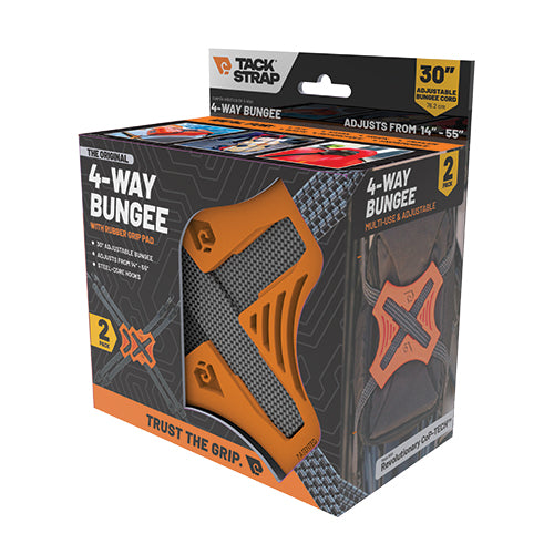 Tack Strap 4-Way Bungee with Rubber Grip – Adjustable Multi-Direction Tie-Down System – image 7
