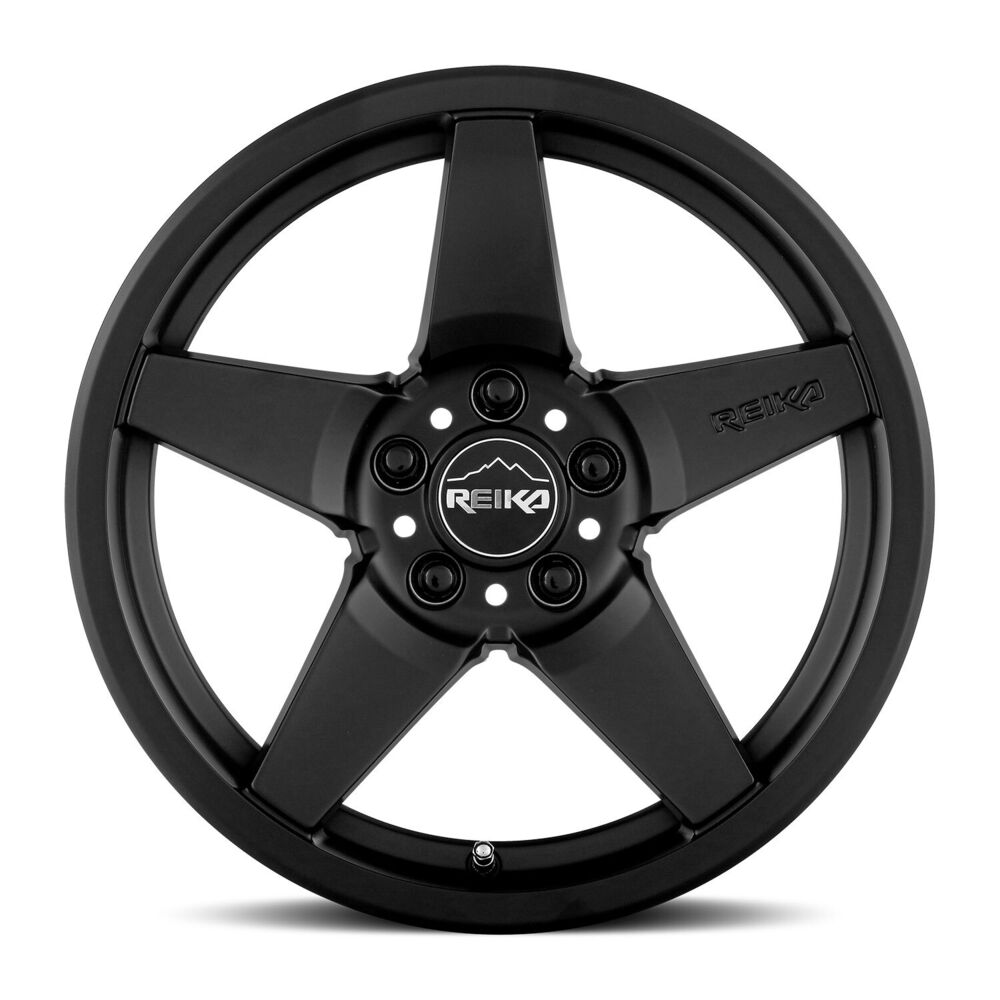 Reika R15 Seeker wheel in Satin Black – face view