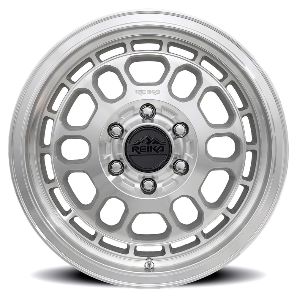 Reika R35V Rambler wheel in Machined – face view