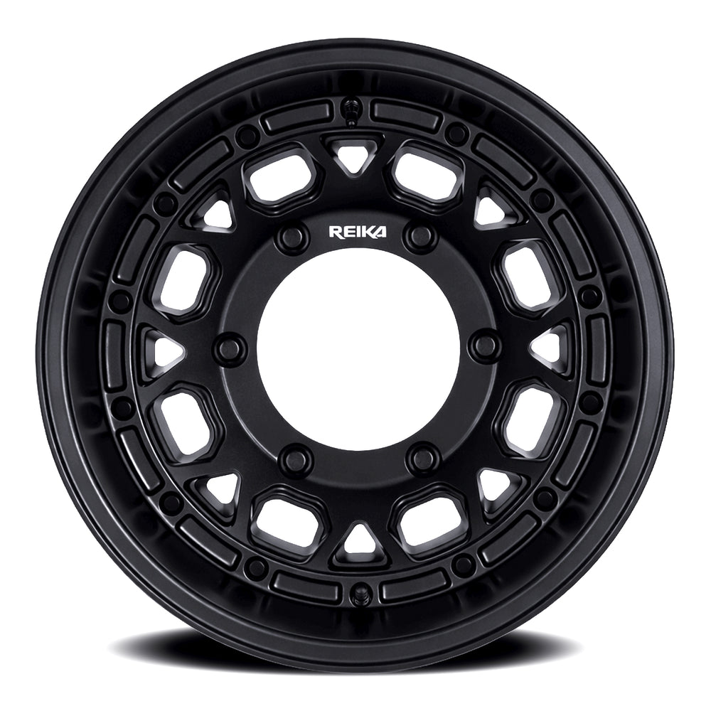 Reika R45V Marauder Super Single wheel in Satin Black – face view