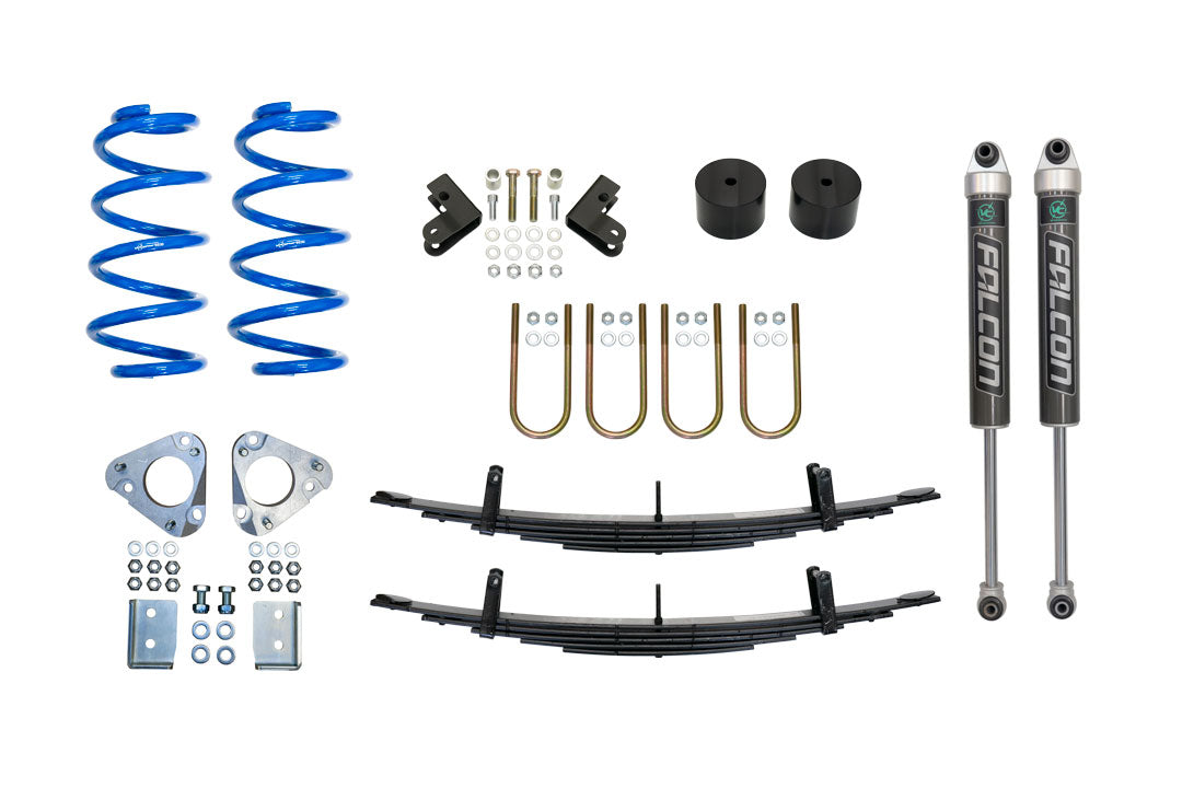 Van Compass Stage 3 Topo 2.0 Suspension System for Ford Transit (2018–Up, Single Rear Wheel) – 2" Lift with Rear Mini Spring Pack