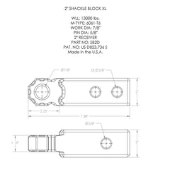 Shackle Block 2" Assembly – image 3