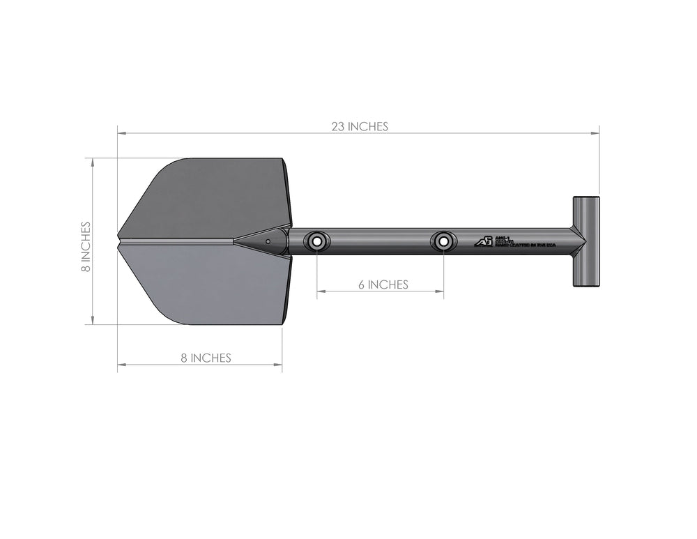 A6™ Adventure Mini Shovel (AMS-1) - Orange – image 6