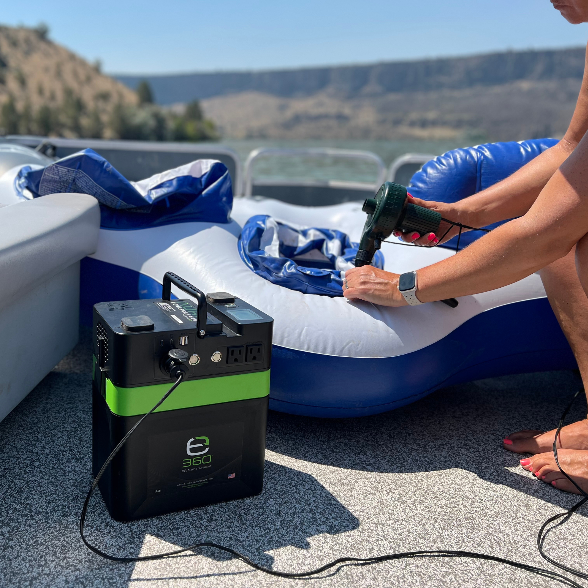 Expion360 80Ah AURA Powercap 600W Inverter Power System – LiFePO4 Portable Power Bundle