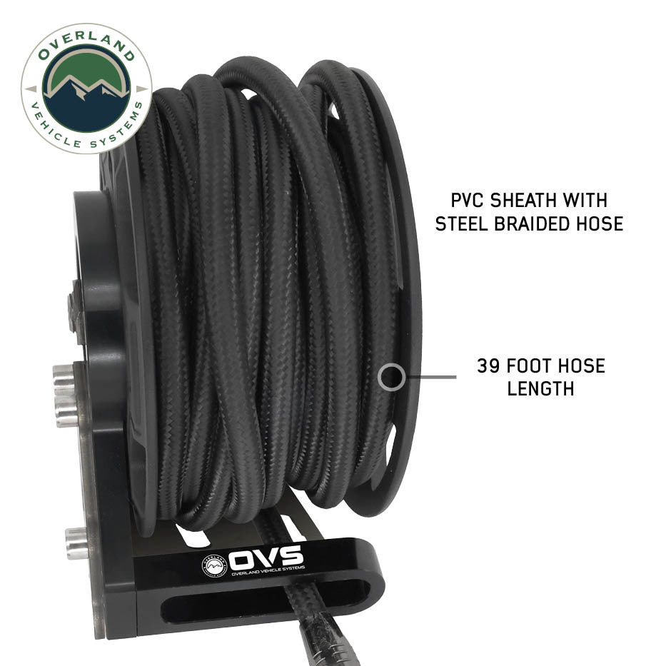 Flow Guard Air Coil 39 Foot Air Hose Reel Kit Hose