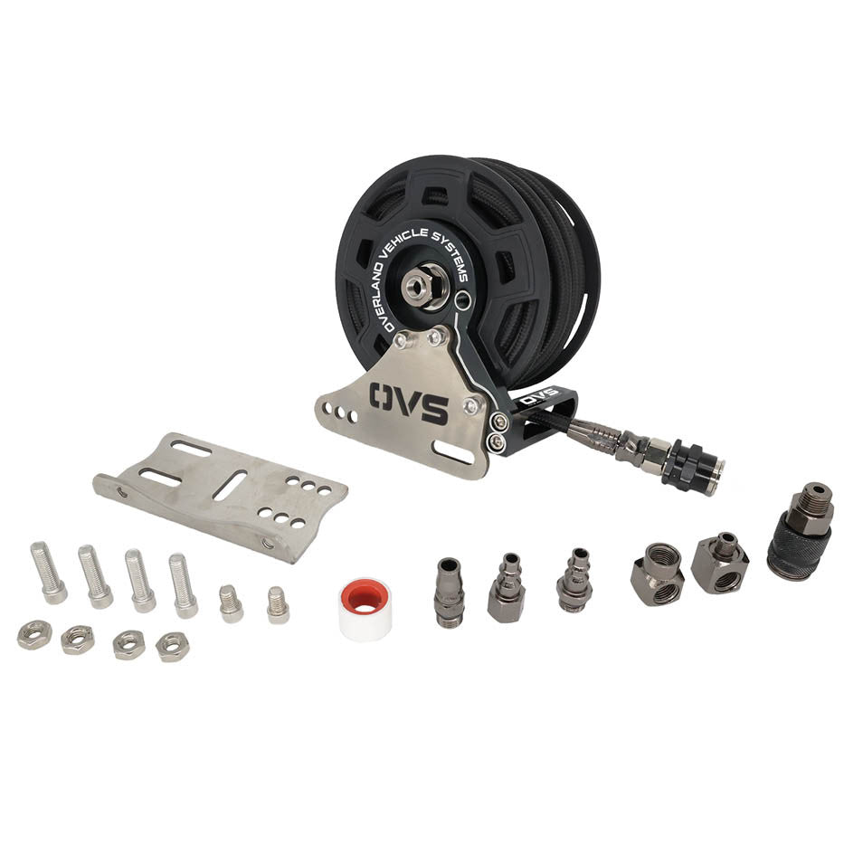 Flow Guard Air Coil 39 Foot Air Hose Reel Kit Hero