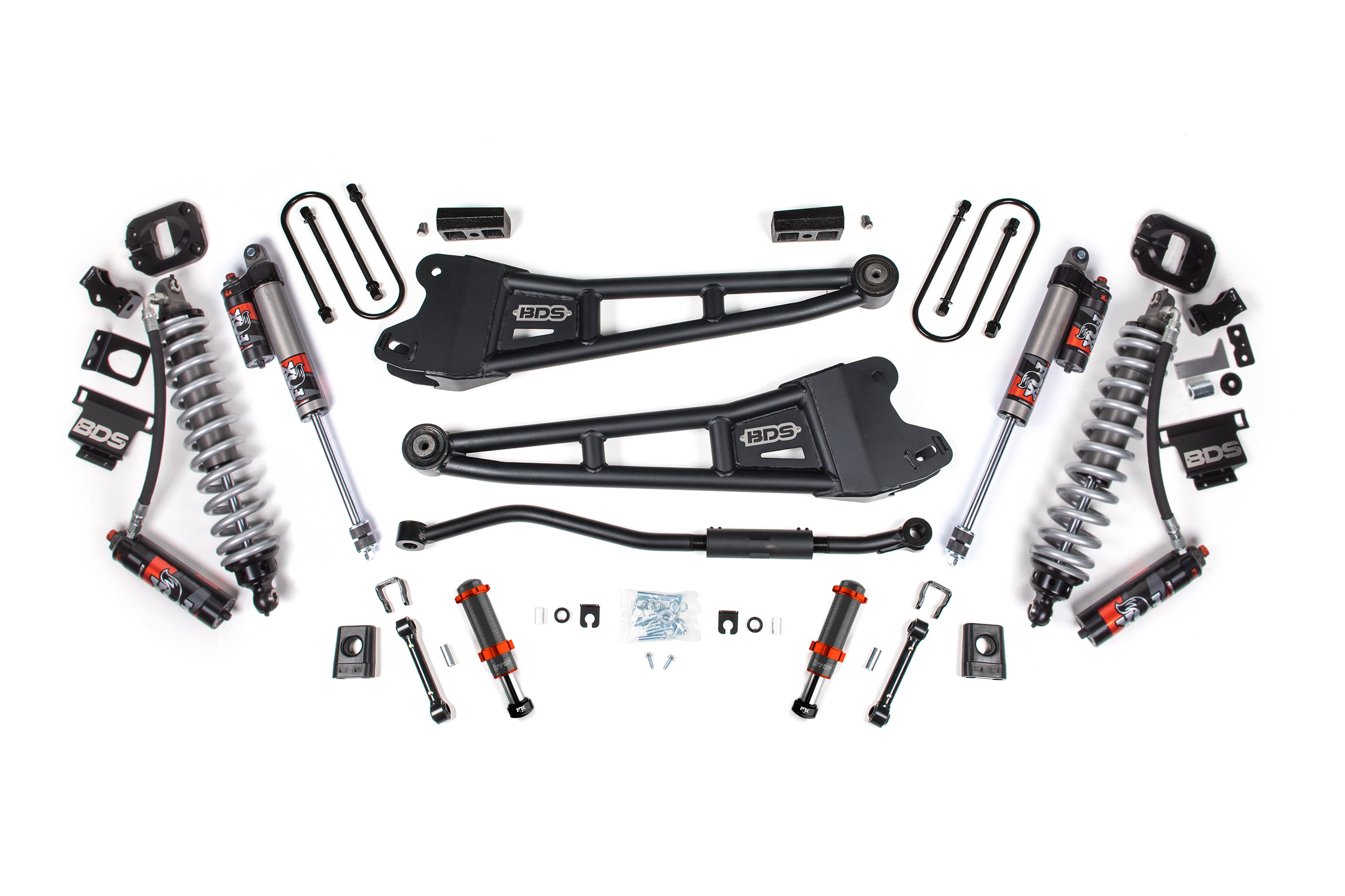 BDS 3 Inch Radius Arm Lift Kit FOX 2.5 Elite Coilovers Ram 3500 Diesel (2013-2018)