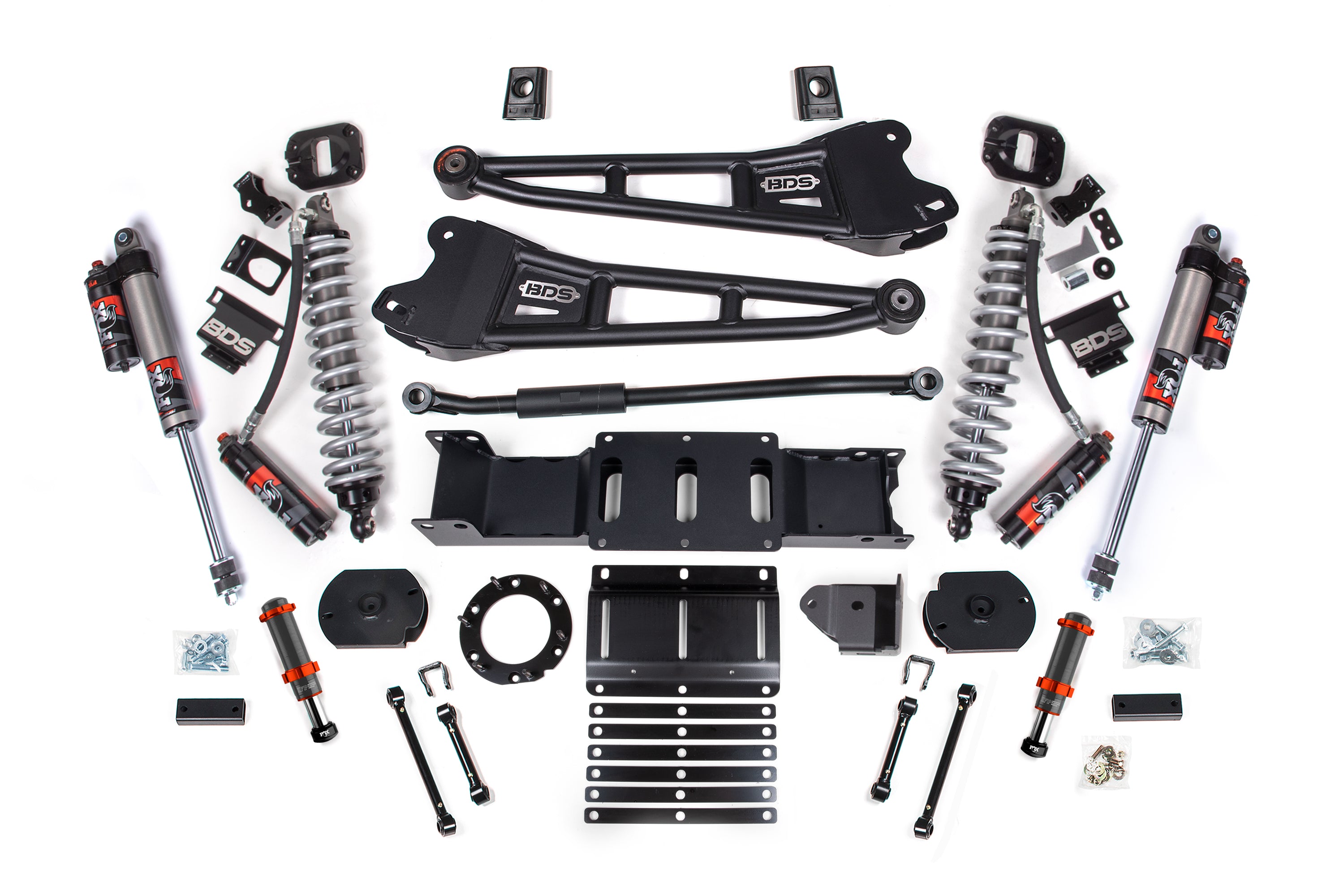 BDS 3 Inch Suspension Lift Kit w/ Radius Arms & FOX 2.5 Performance Elite Coil-Overs Ram 2500 Diesel 4WD (2019–2024)