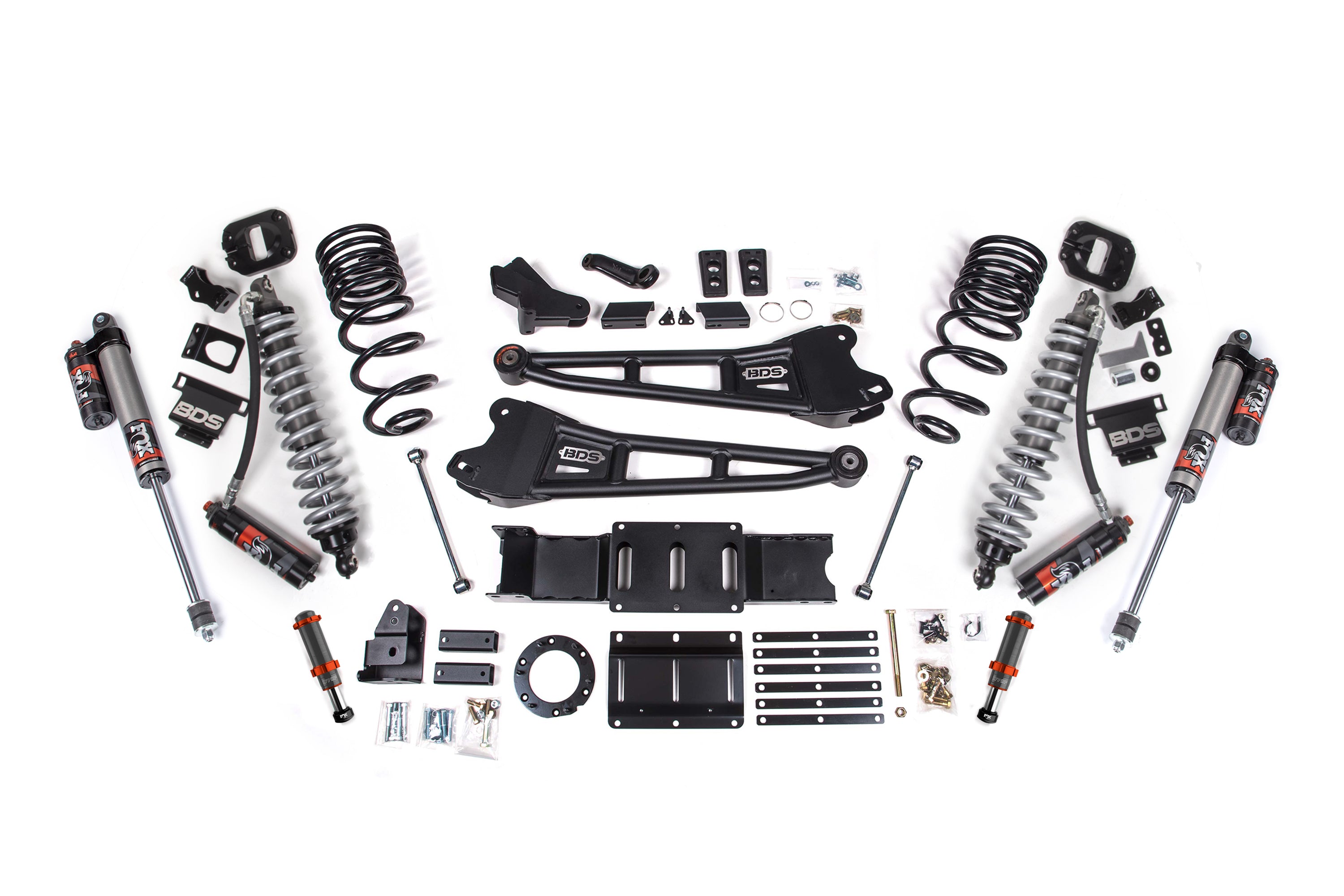 BDS 4 Inch Suspension Lift Kit w/ Radius Arms & FOX 2.5 Performance Elite Coil-Overs Ram 2500 Diesel 4WD (2019–2024)) 4WD Diesel