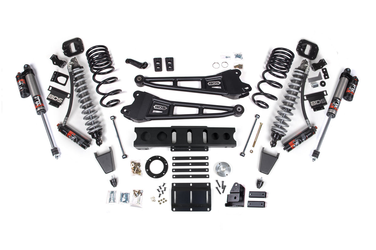 BDS 4 Inch Lift Kit  FOX 2.5 Coil-Overs Ram 2500 Diesel (2014-2018)