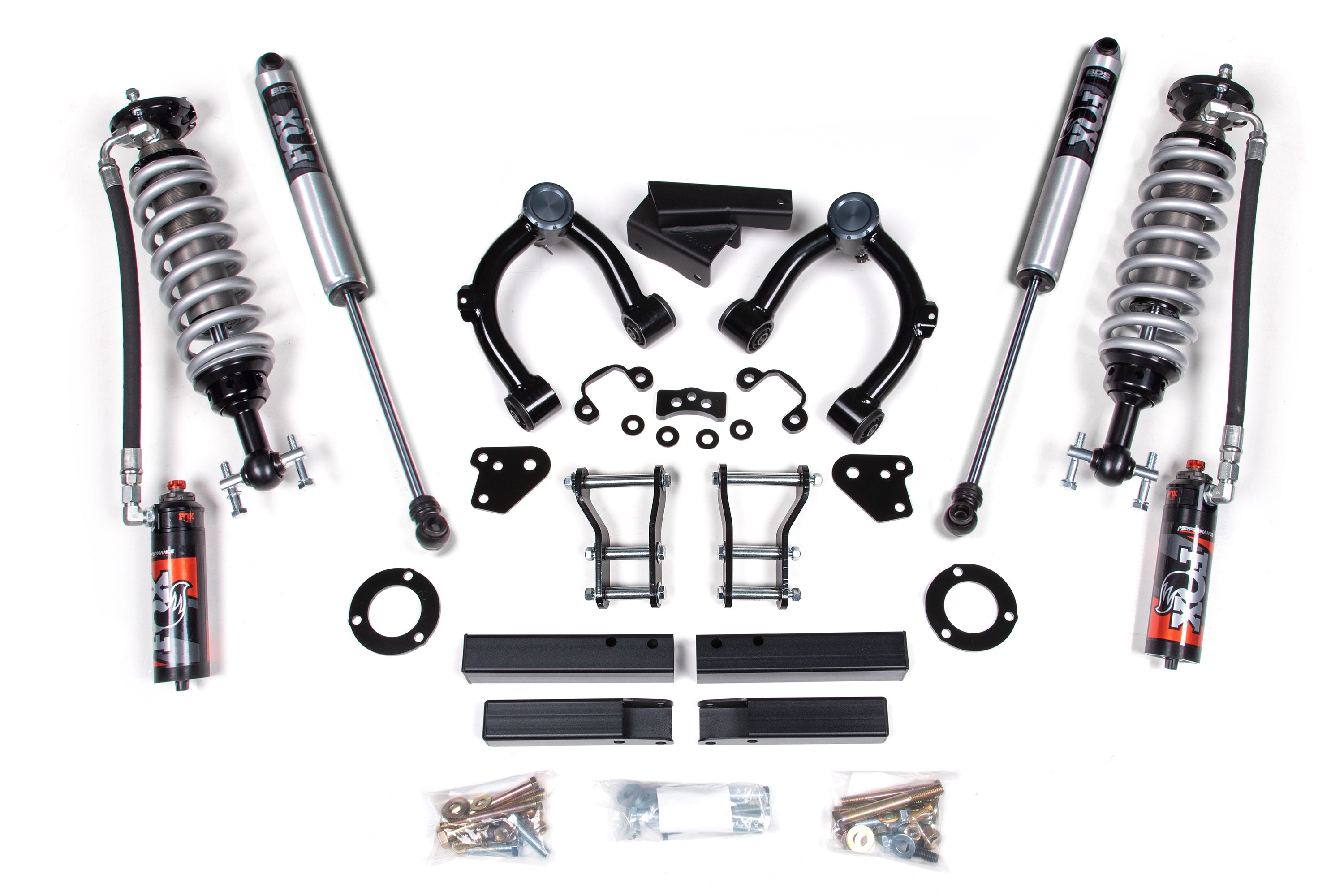 3.5 Inch Lift Kit | FOX 2.5 Coil-Over | Ford Ranger (19-23) 4WD - FOX 2.0 Performance Series / Cast Steel