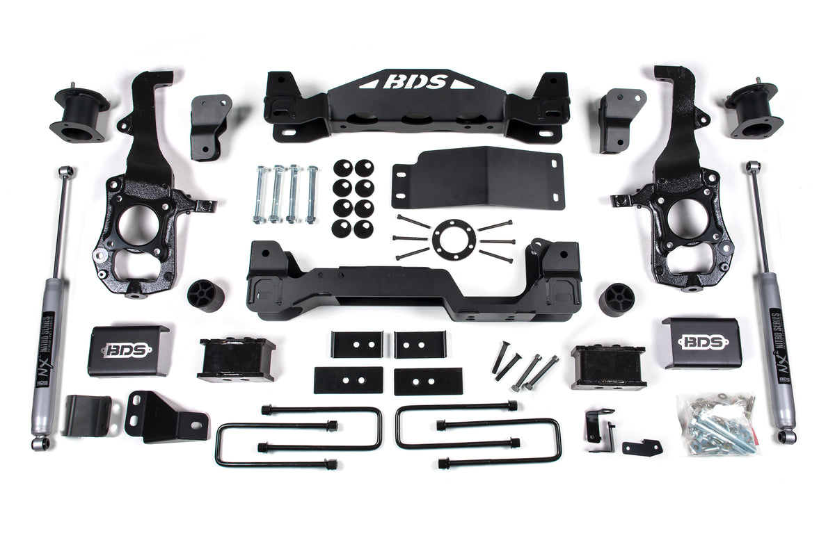 4 Inch Lift Kit | Ford F150 (21-26) 4WD - 3 Inch Block Kit / NX2 Nitro Series