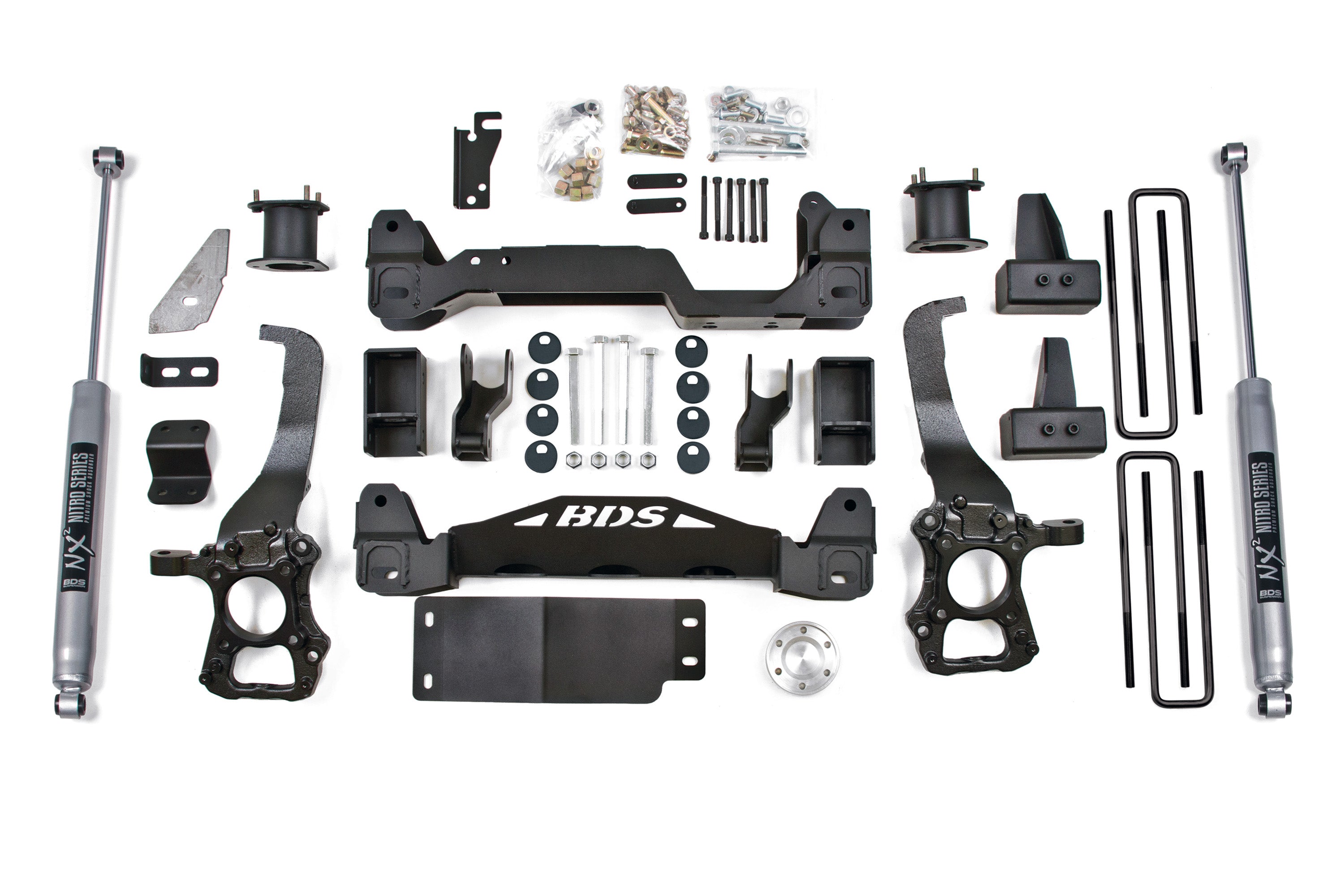 4 Inch Lift Kit | Ford F150 (15-20) 4WD - 3 Inch Block Kit / FOX 2.0 Performance Series