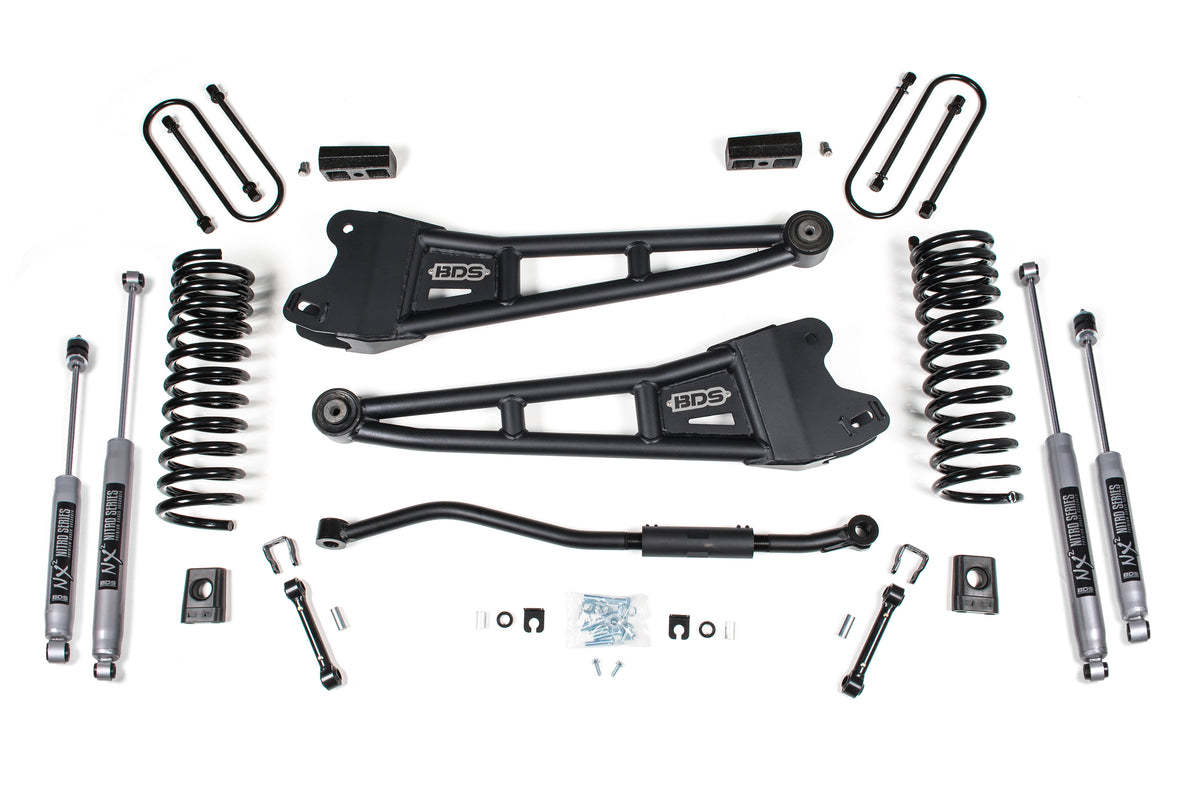 3 Inch Lift Kit w/ Radius Arm | Ram 3500 (13-18)  4WD | Diesel - FOX 2.0 Performance Series