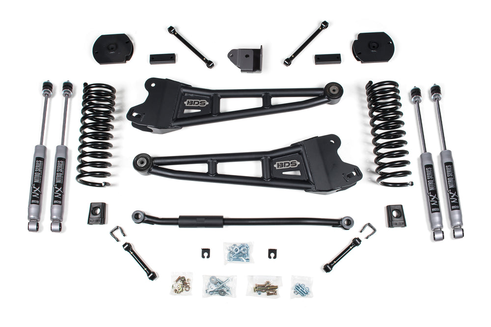 3 Inch Lift Kit w/ Radius Arm | Ram 2500 (14-18) and (2025) 4WD | Diesel - FOX 2.0 Performance Series