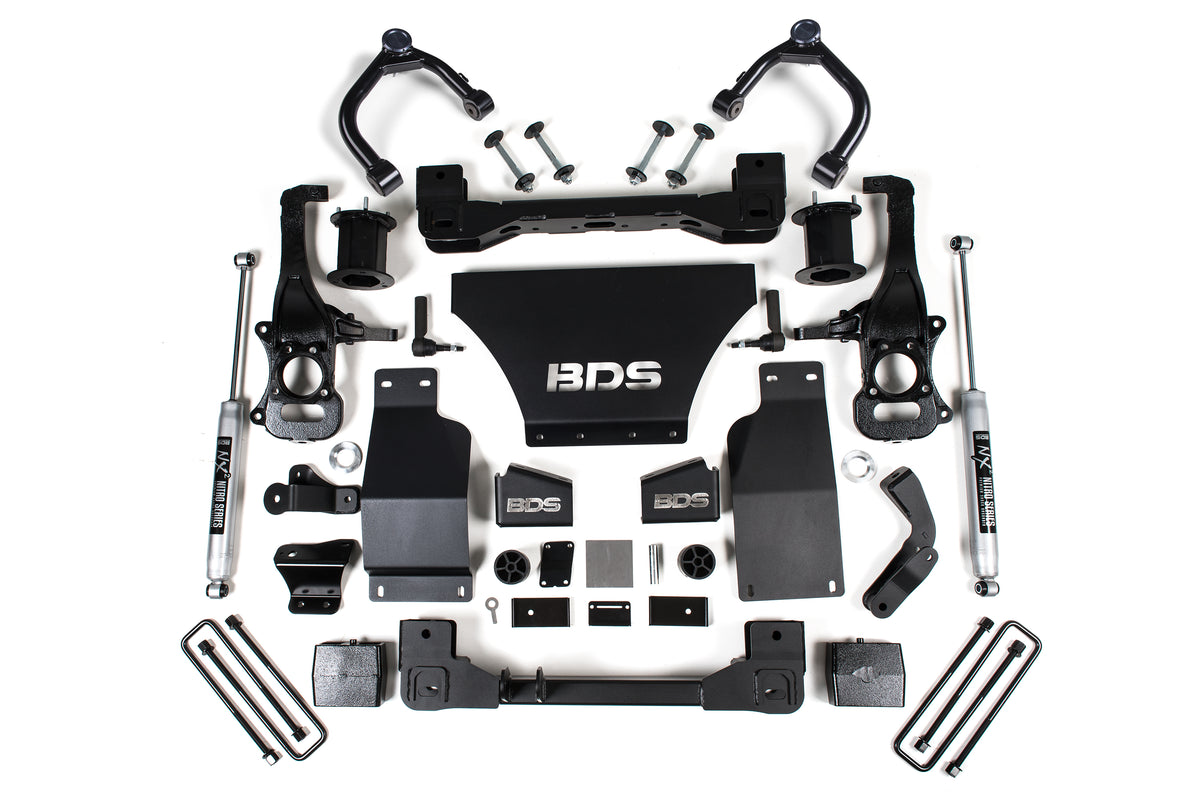 6 Inch Lift Kit | Chevy Silverado or GMC Sierra 1500 (19-26) 4WD | Gas - FOX 2.0 Performance Series / FOX 2.0 Performance Series