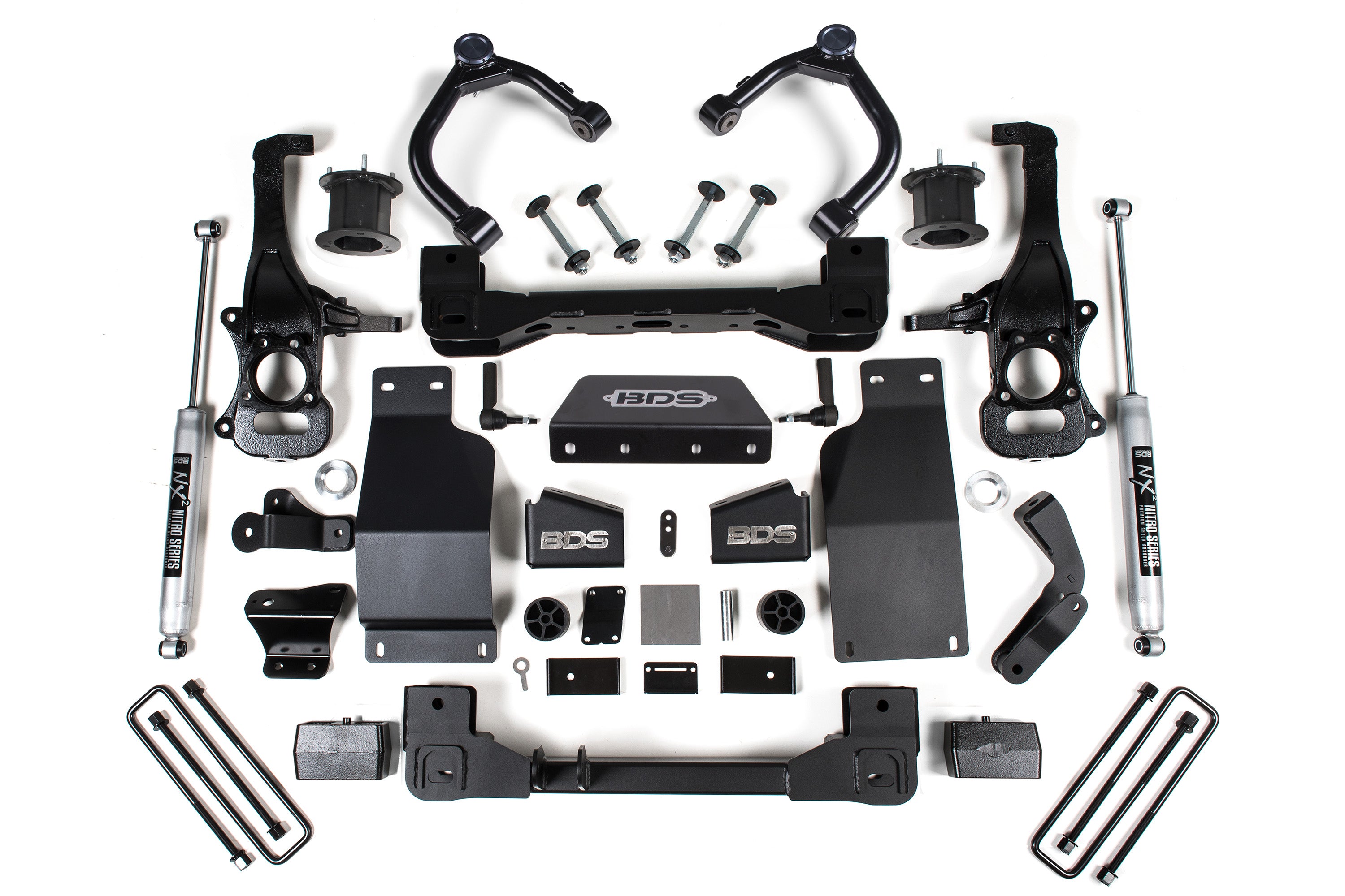 4 Inch Lift Kit | Chevy Silverado or GMC Sierra 1500 (19-24) 4WD | Diesel - NX2 Nitro Series / Strut Spacer